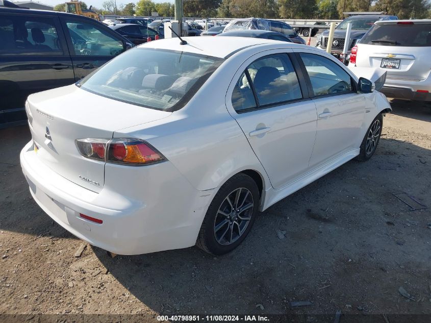 VIN JA32U2FU4HU006986 2017 Mitsubishi Lancer, ES no.4