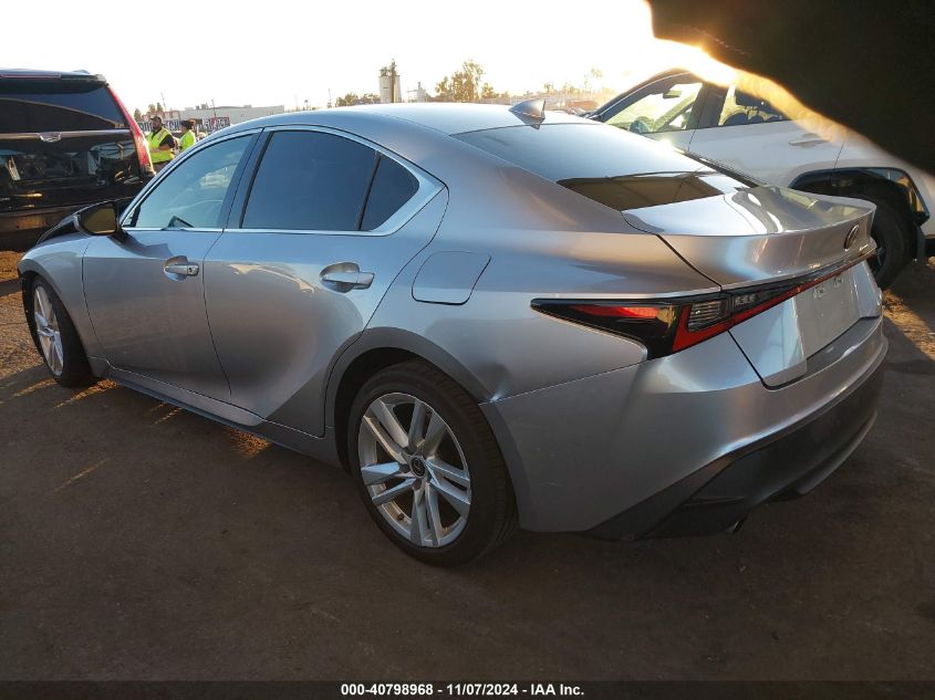 VIN JTHAA1D21N5119087 2022 LEXUS IS 300