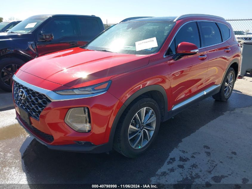 2019 Hyundai Santa Fe Limited VIN: 5NMS53AD4KH108959 Lot: 40798998