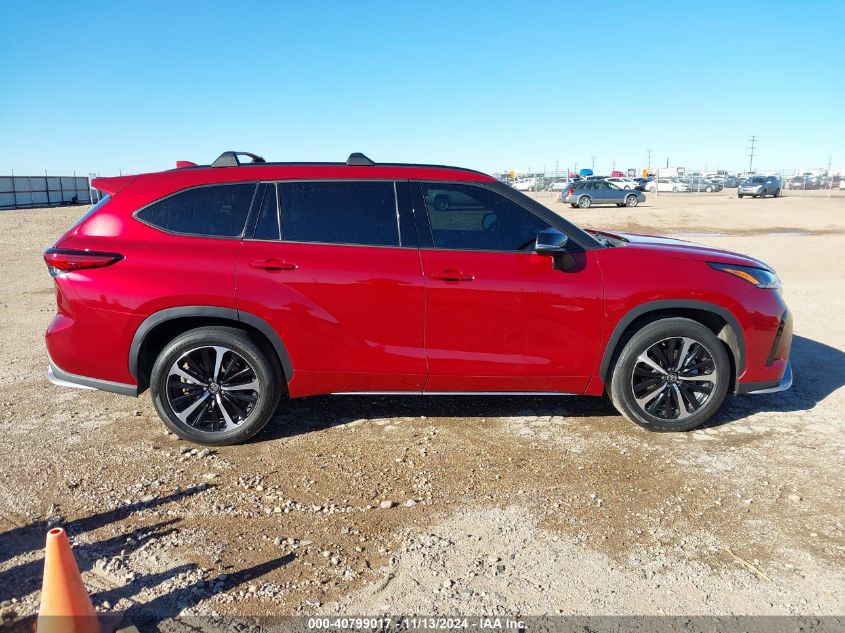 2022 Toyota Highlander Xse VIN: 5TDJZRBH8NS173108 Lot: 40799017