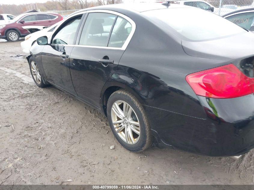 2013 Infiniti G37X VIN: JN1CV6ARXDM763157 Lot: 40799059