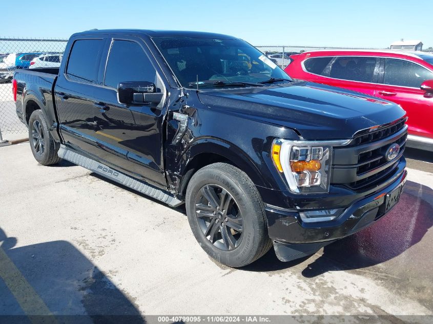 2021 Ford F-150 Lariat VIN: 1FTEW1C87MKE98557 Lot: 40799095