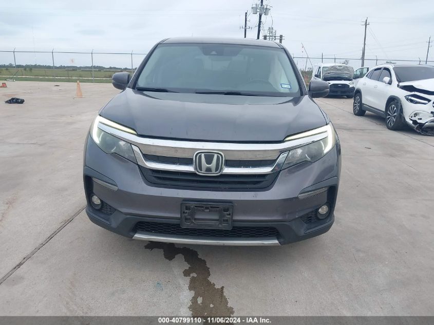 2019 Honda Pilot Ex VIN: 5FNYF5H33KB004173 Lot: 40799110