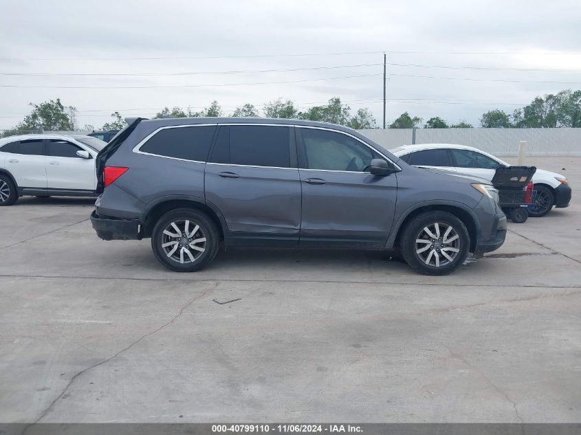 2019 Honda Pilot Ex VIN: 5FNYF5H33KB004173 Lot: 40799110