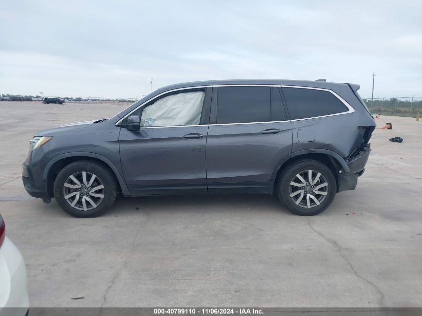 2019 Honda Pilot Ex VIN: 5FNYF5H33KB004173 Lot: 40799110