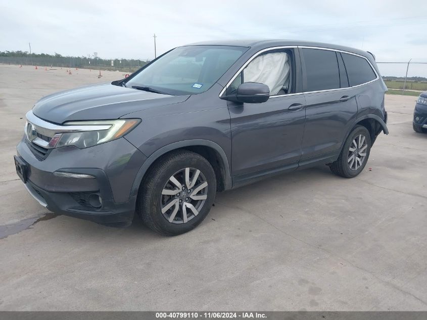 2019 Honda Pilot Ex VIN: 5FNYF5H33KB004173 Lot: 40799110