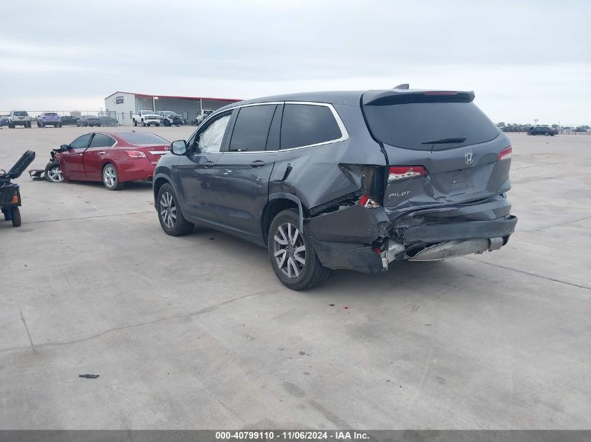 2019 Honda Pilot Ex VIN: 5FNYF5H33KB004173 Lot: 40799110