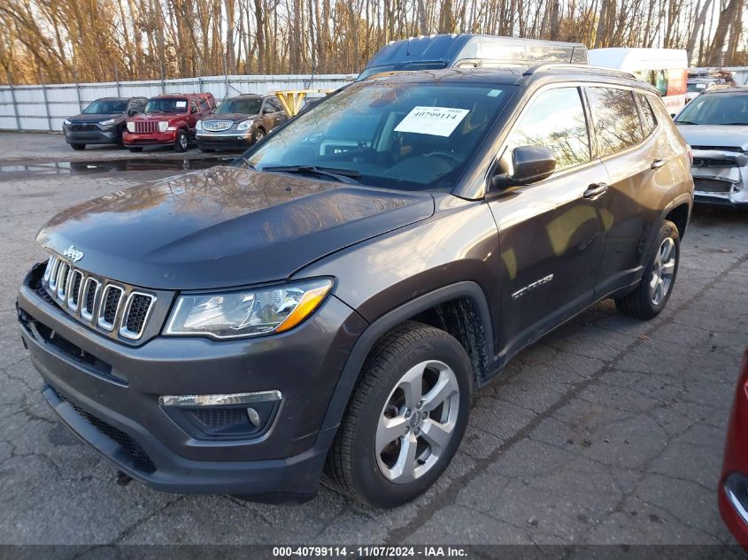 2019 Jeep Compass Latitude 4X4 VIN: 3C4NJDBB1KT807917 Lot: 40799114