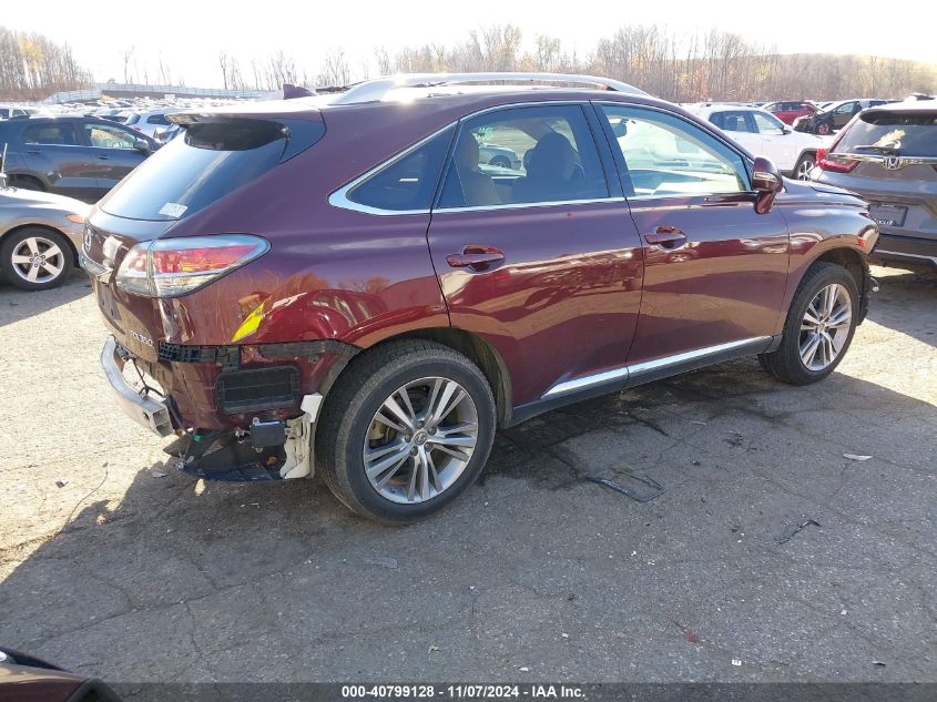 2015 Lexus Rx 350 VIN: 2T2BK1BA0FC289115 Lot: 40799128