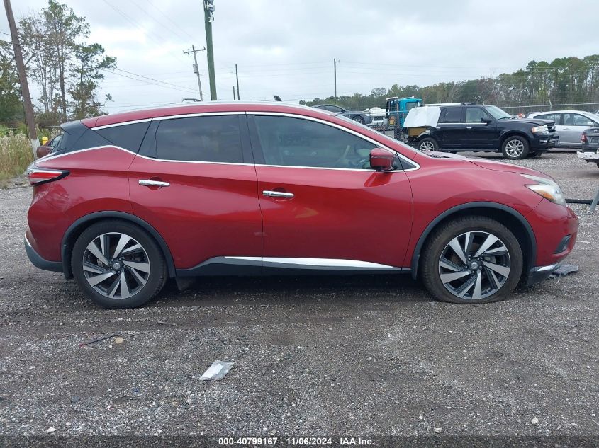 2016 Nissan Murano Platinum VIN: 5N1AZ2MH9GN107773 Lot: 40799167