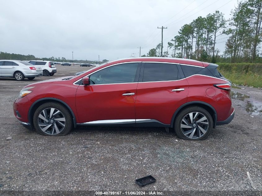 2016 Nissan Murano Platinum VIN: 5N1AZ2MH9GN107773 Lot: 40799167