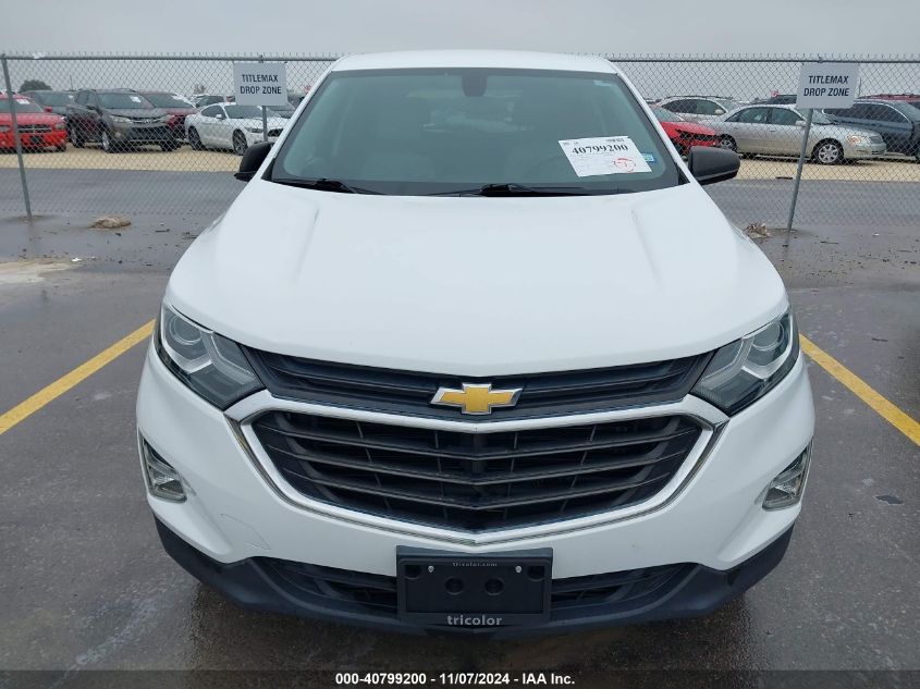 2018 Chevrolet Equinox Ls VIN: 2GNAXHEV7J6340183 Lot: 40799200