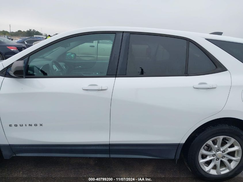 2018 Chevrolet Equinox Ls VIN: 2GNAXHEV7J6340183 Lot: 40799200