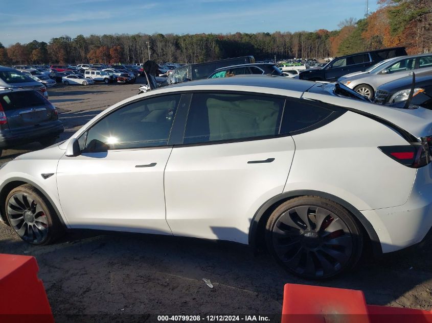 2020 Tesla Model Y Long Range Dual Motor All-Wheel Drive/Performance Dual Motor All-Wheel Drive VIN: 5YJYGDEF9LF003522 Lot: 40799208