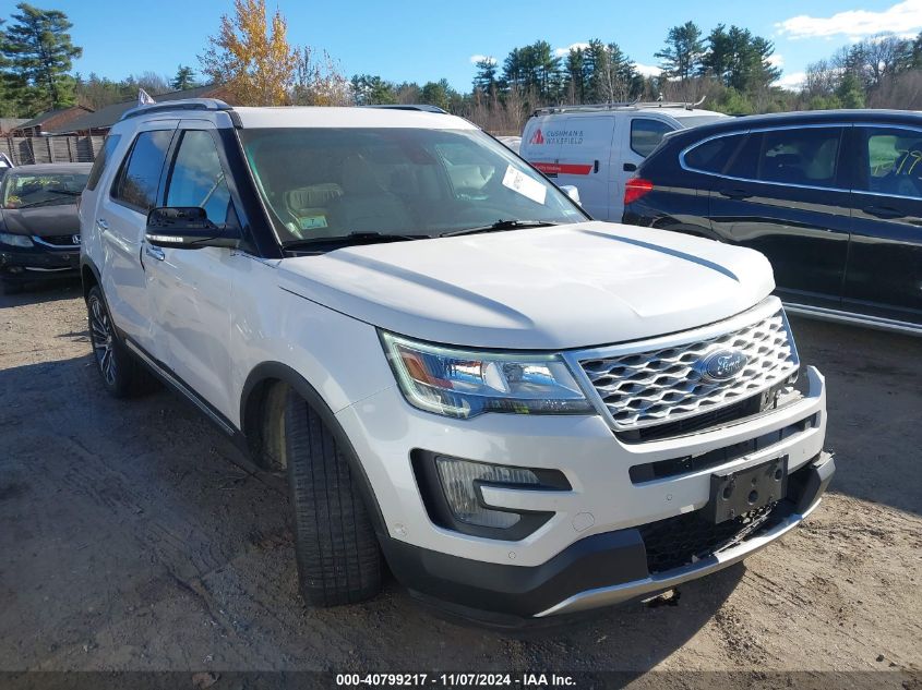 2016 Ford Explorer Platinum VIN: 1FM5K8HT8GGB25130 Lot: 40799217