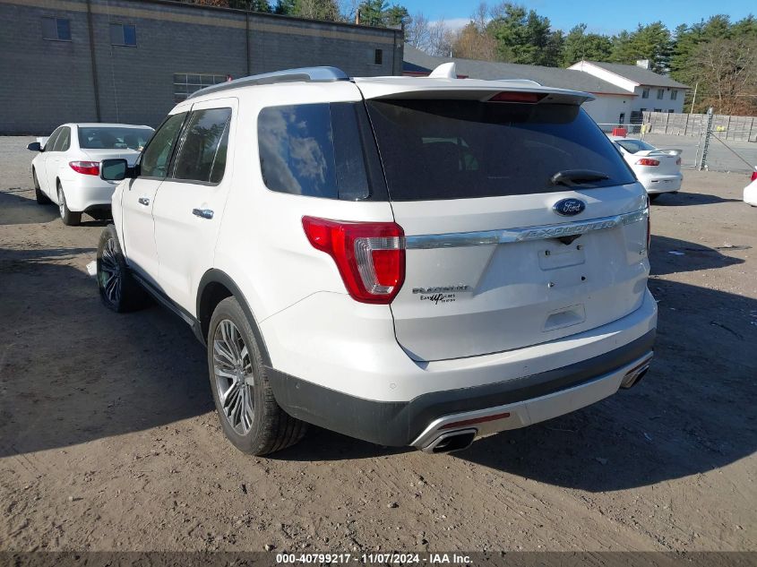 VIN 1FM5K8HT8GGB25130 2016 Ford Explorer, Platinum no.3