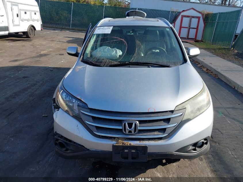 2012 Honda Cr-V Ex-L VIN: 2HKRM4H71CH607617 Lot: 40799229