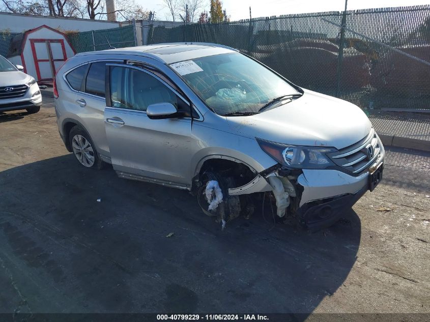 2012 Honda Cr-V Ex-L VIN: 2HKRM4H71CH607617 Lot: 40799229