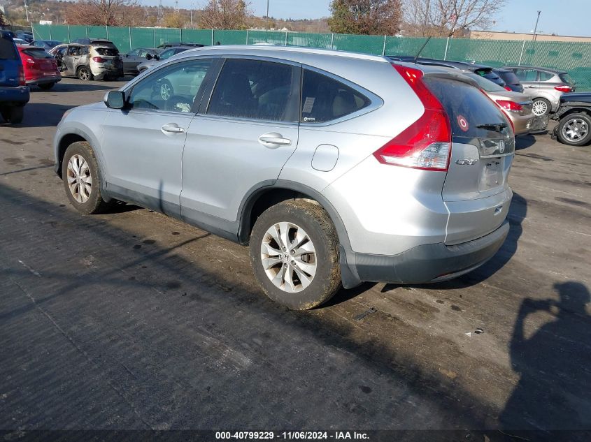 2012 Honda Cr-V Ex-L VIN: 2HKRM4H71CH607617 Lot: 40799229