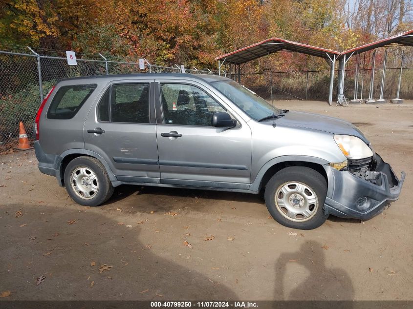 2006 Honda Cr-V Lx VIN: JHLRD78546C041195 Lot: 40799250