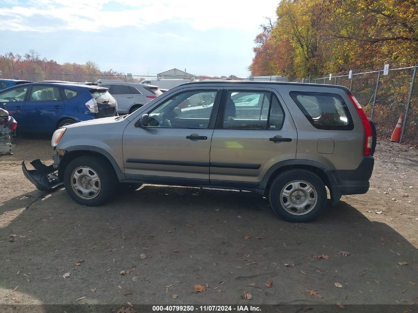 2006 Honda Cr-V Lx VIN: JHLRD78546C041195 Lot: 40799250