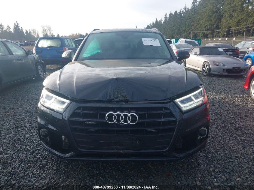 2019 Audi Q5 45 Premium VIN: WA1CNAFY8K2082837 Lot: 40799253