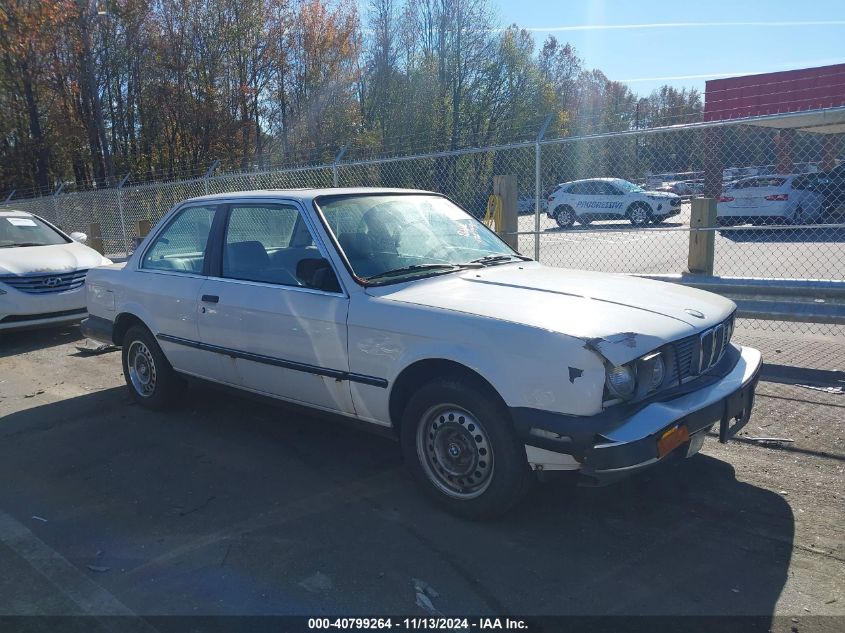 1987 BMW 325 E Automatic/Automatic VIN: WBAAB6406H1682204 Lot: 40799264