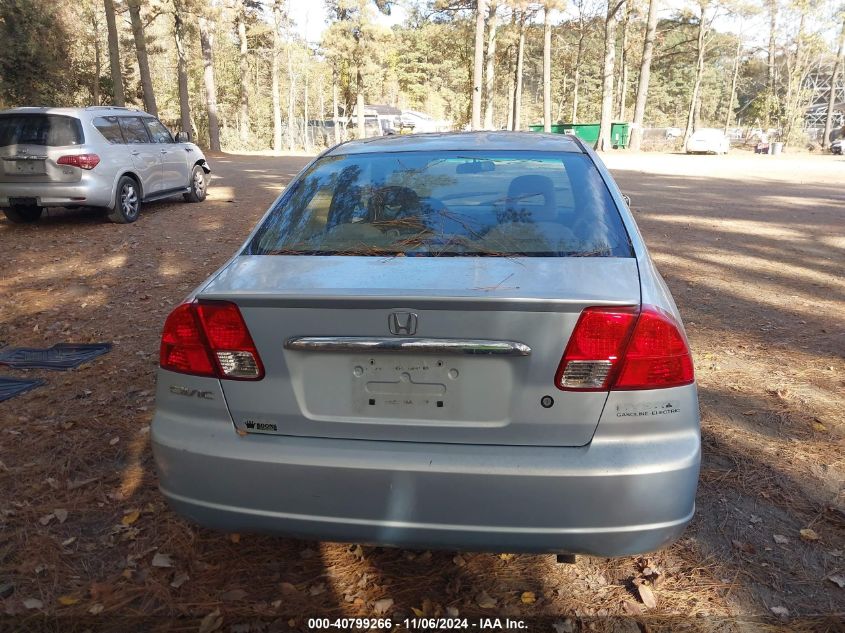 2003 Honda Civic Hybrid VIN: JHMES96673S009995 Lot: 40799266