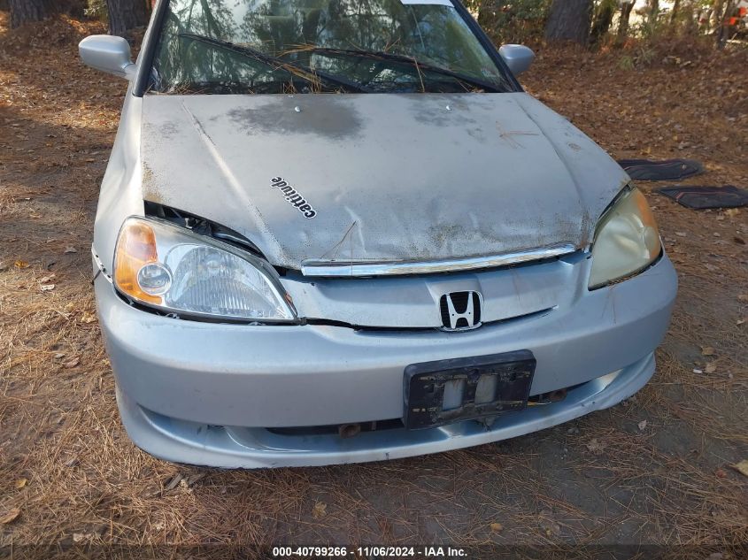 2003 Honda Civic Hybrid VIN: JHMES96673S009995 Lot: 40799266