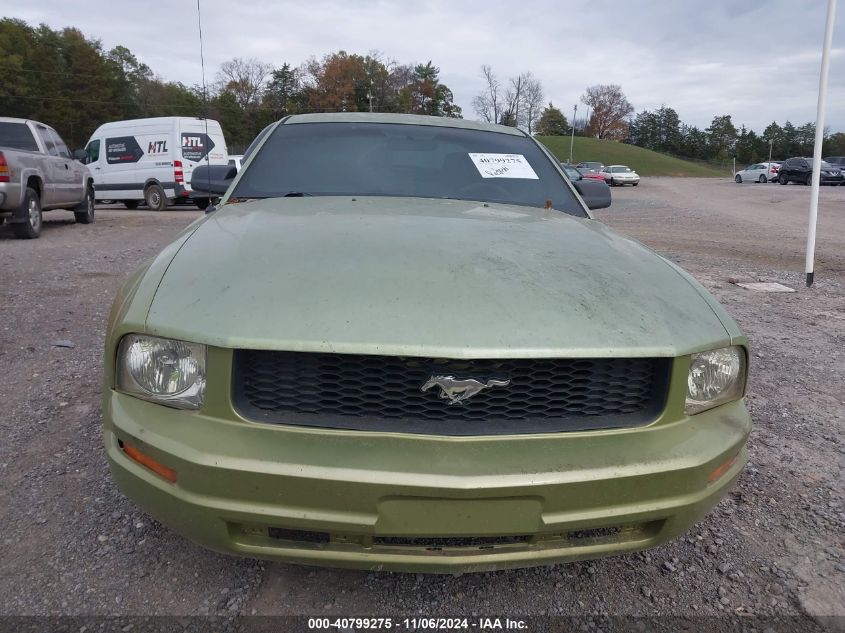 2006 Ford Mustang V6 VIN: 1ZVFT80N065177698 Lot: 40799275