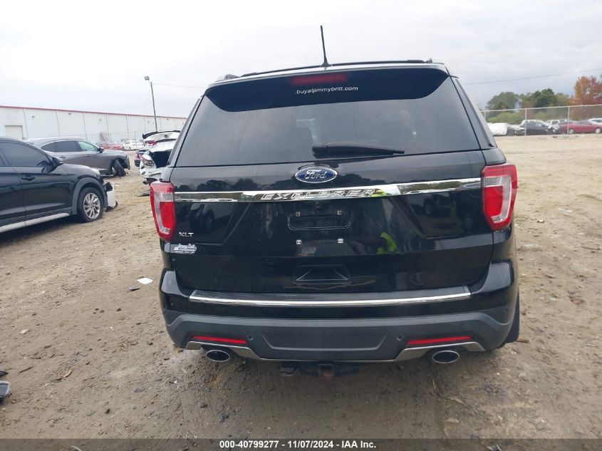 2018 Ford Explorer Xlt VIN: 1FM5K7D82JGA34356 Lot: 40799277