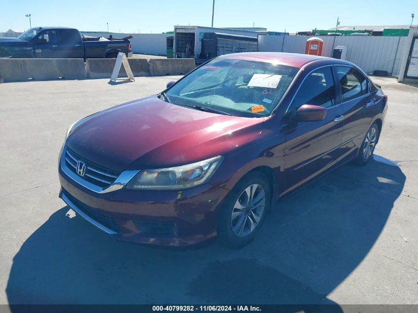 VIN 1HGCR2F33EA053634 2014 Honda Accord, LX no.2