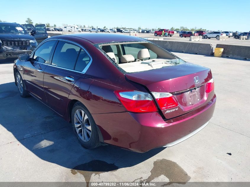 VIN 1HGCR2F33EA053634 2014 Honda Accord, LX no.3