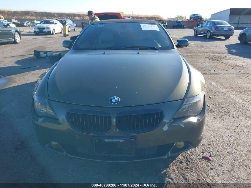 2007 BMW 650I VIN: WBAEK13577CN83718 Lot: 40799286