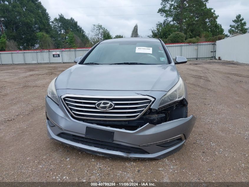 2015 Hyundai Sonata Se VIN: 5NPE24AF0FH002787 Lot: 40799288