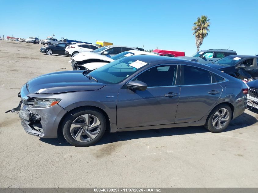 2019 Honda Insight Ex VIN: 19XZE4F54KE013959 Lot: 40799297