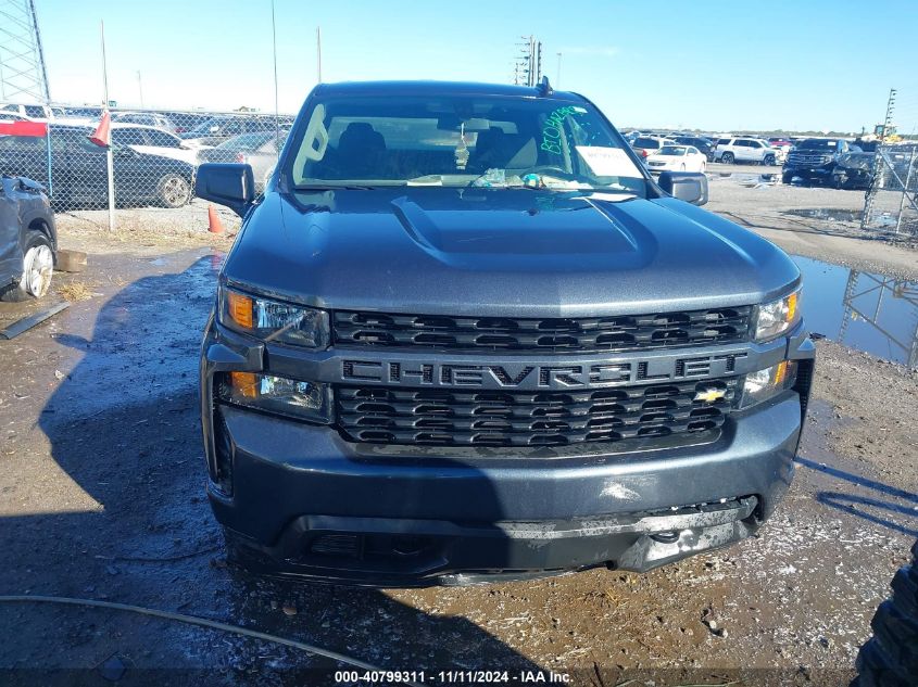 2021 Chevrolet Silverado C1500 Custom VIN: 1GCRWBEK4MZ381364 Lot: 40799311