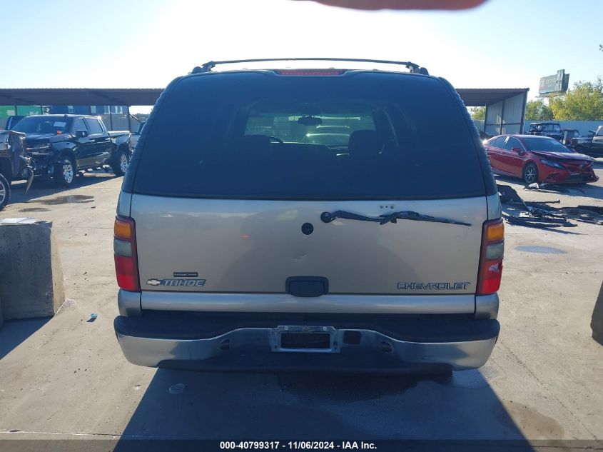 2003 Chevrolet Tahoe Ls VIN: 1GNEC13Z63R163417 Lot: 40799317