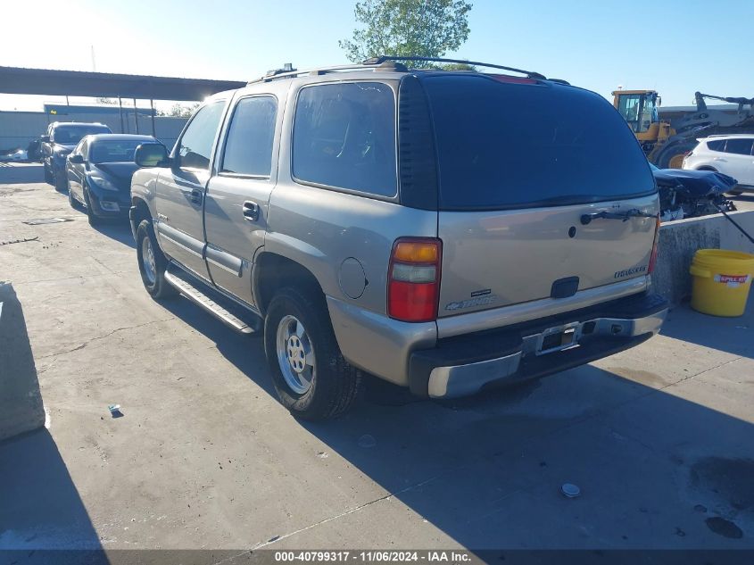 2003 Chevrolet Tahoe Ls VIN: 1GNEC13Z63R163417 Lot: 40799317