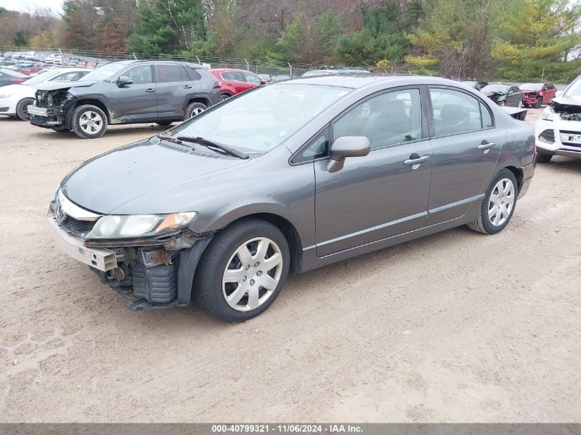 2010 Honda Civic Lx VIN: 19XFA1E50AE053565 Lot: 40799321