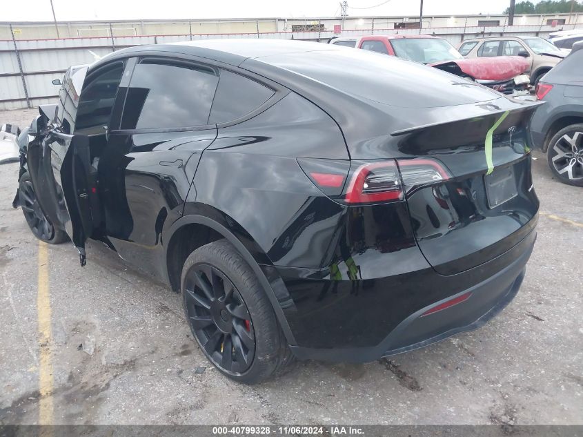 2023 Tesla Model Y Awd/Long Range Dual Motor All-Wheel Drive VIN: 7SAYGDEE4PA078206 Lot: 40799328