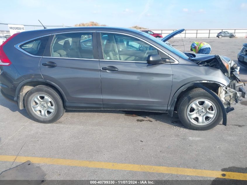 2013 Honda Cr-V Lx VIN: 2HKRM4H38DH611498 Lot: 40799330