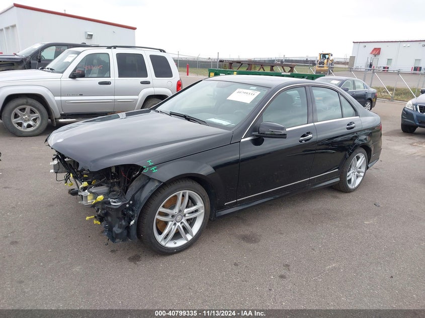 2014 MERCEDES-BENZ C 300 VIN: WDDGF8ABXEA960736