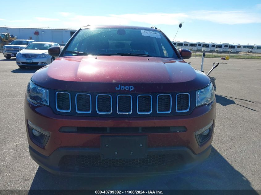 2021 Jeep Compass Latitude 4X4 VIN: 3C4NJDBB0MT552227 Lot: 40799392