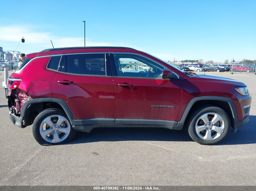 2021 Jeep Compass Latitude 4X4 VIN: 3C4NJDBB0MT552227 Lot: 40799392