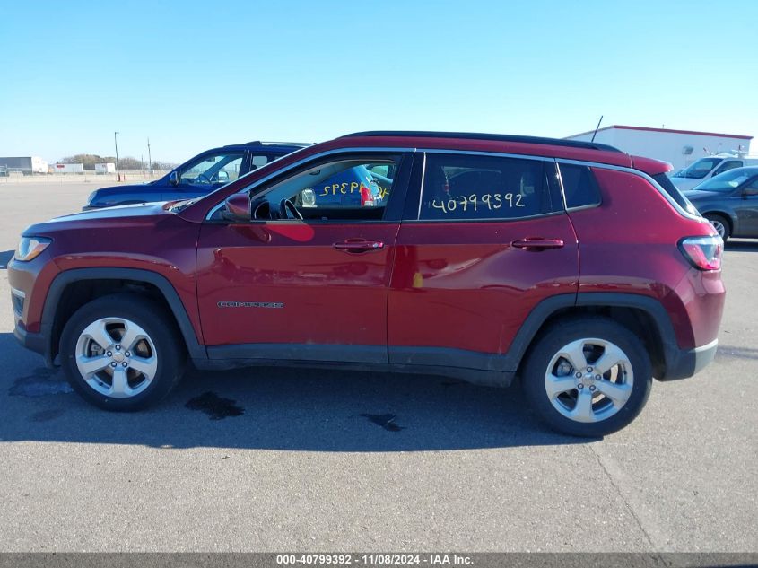 2021 Jeep Compass Latitude 4X4 VIN: 3C4NJDBB0MT552227 Lot: 40799392