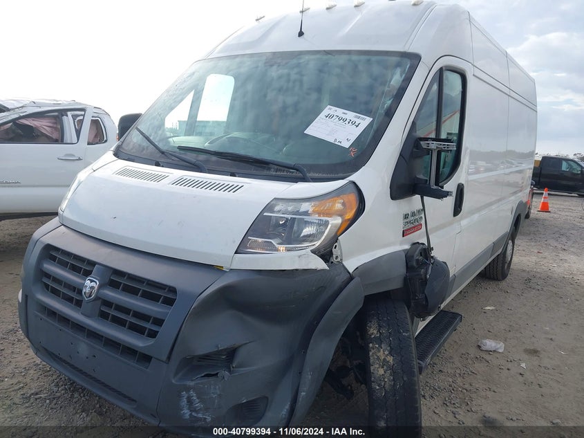 Vin: 3c6trvdg2ge128062, lot: 41288909, ram promaster 2500 high roof 20162