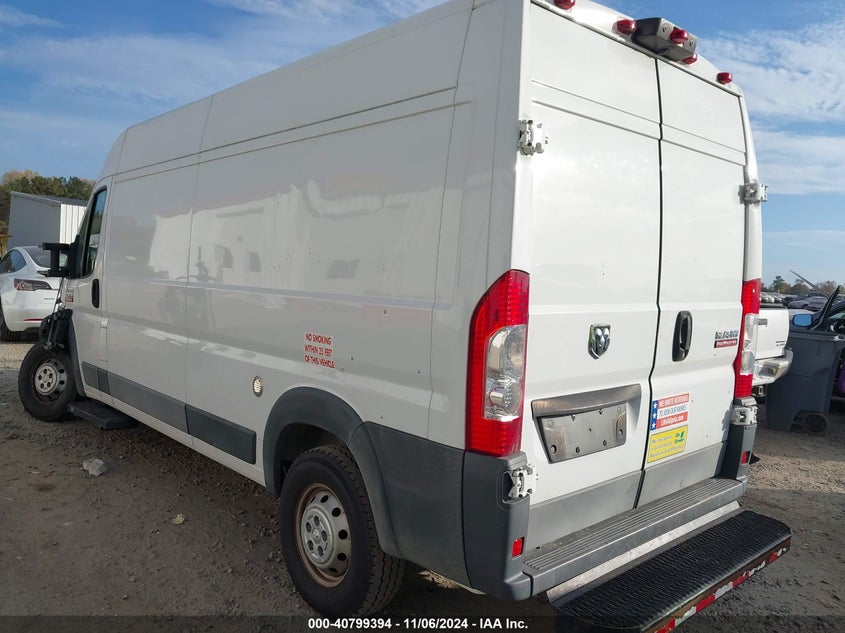 Vin: 3c6trvdg2ge128062, lot: 41288909, ram promaster 2500 high roof 20163