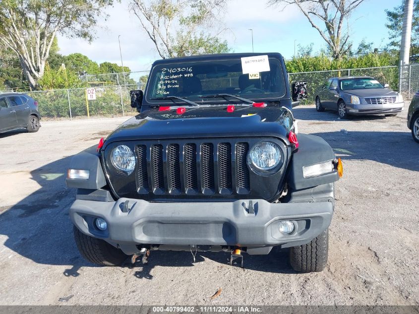 2018 Jeep Wrangler Sport S 4X4 VIN: 1C4GJXAG1JW139665 Lot: 40799402