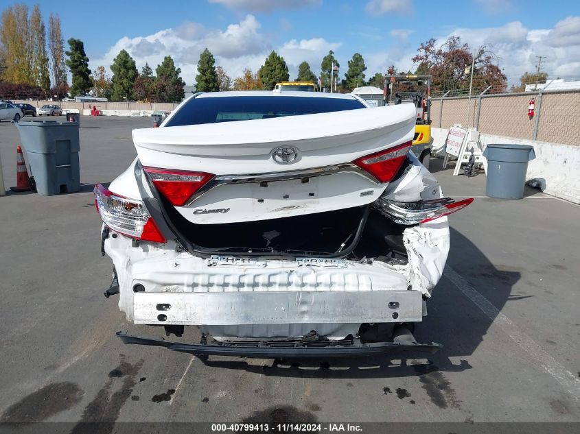 2015 Toyota Camry Se VIN: 4T1BF1FK9FU062418 Lot: 40799413